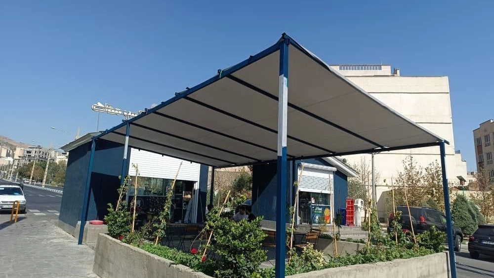 Renting container and laminate tent in Tehran