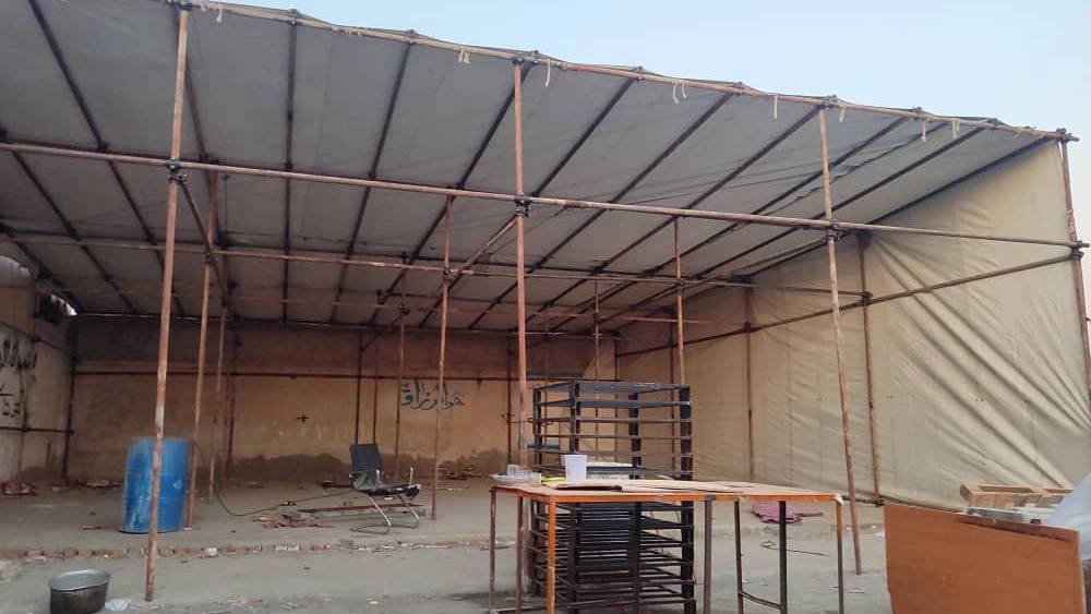 چادر فروتن، فروش و اجاره چادر برزنتی کانتینری لمینت در تهران